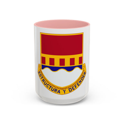 1402 Engineer Battalion (U.S. Army) Accent Coffee Mug
