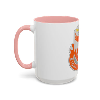 156 Signal Battalion (U.S. Army) Accent Coffee Mug