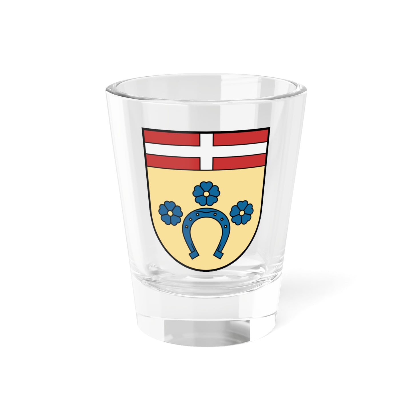 Kovel Raion coat of arms lesser (Ukraine) (Coat of Arms) Shot Glass 1.5oz