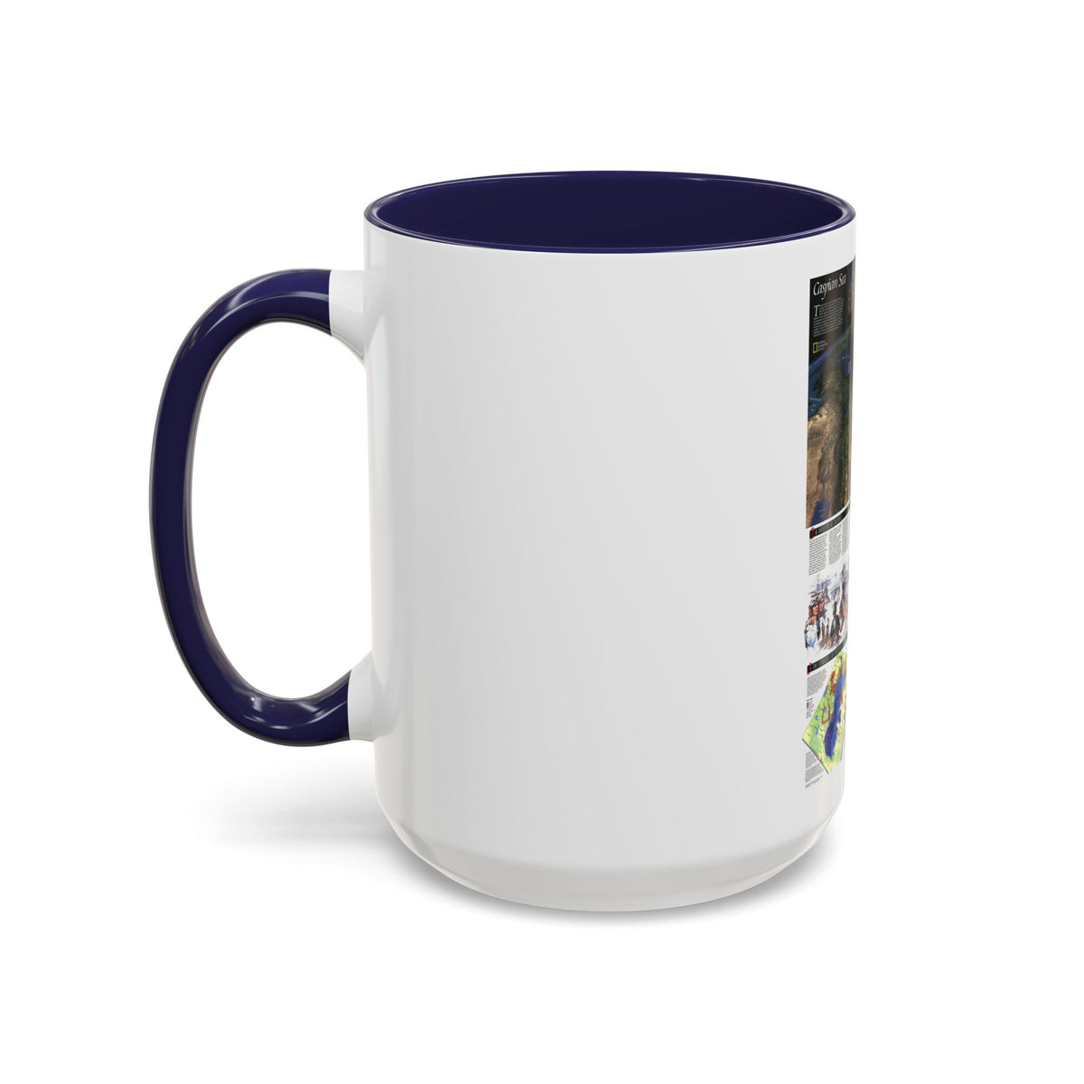 Caspian Sea (1999) (Map) Accent Coffee Mug