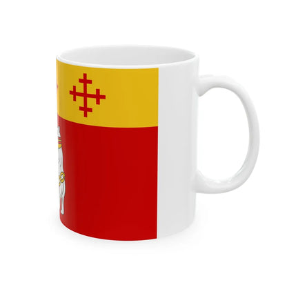 Flag of Warwickshire UK - White Coffee Mug-Go Mug Yourself