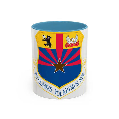 161st Air Refueling Wing (U.S. Air Force) Accent Coffee Mug 11oz Light Blue - Go Mug Yourself