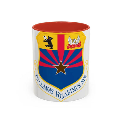 161st Air Refueling Wing (U.S. Air Force) Accent Coffee Mug 11oz Red - Go Mug Yourself