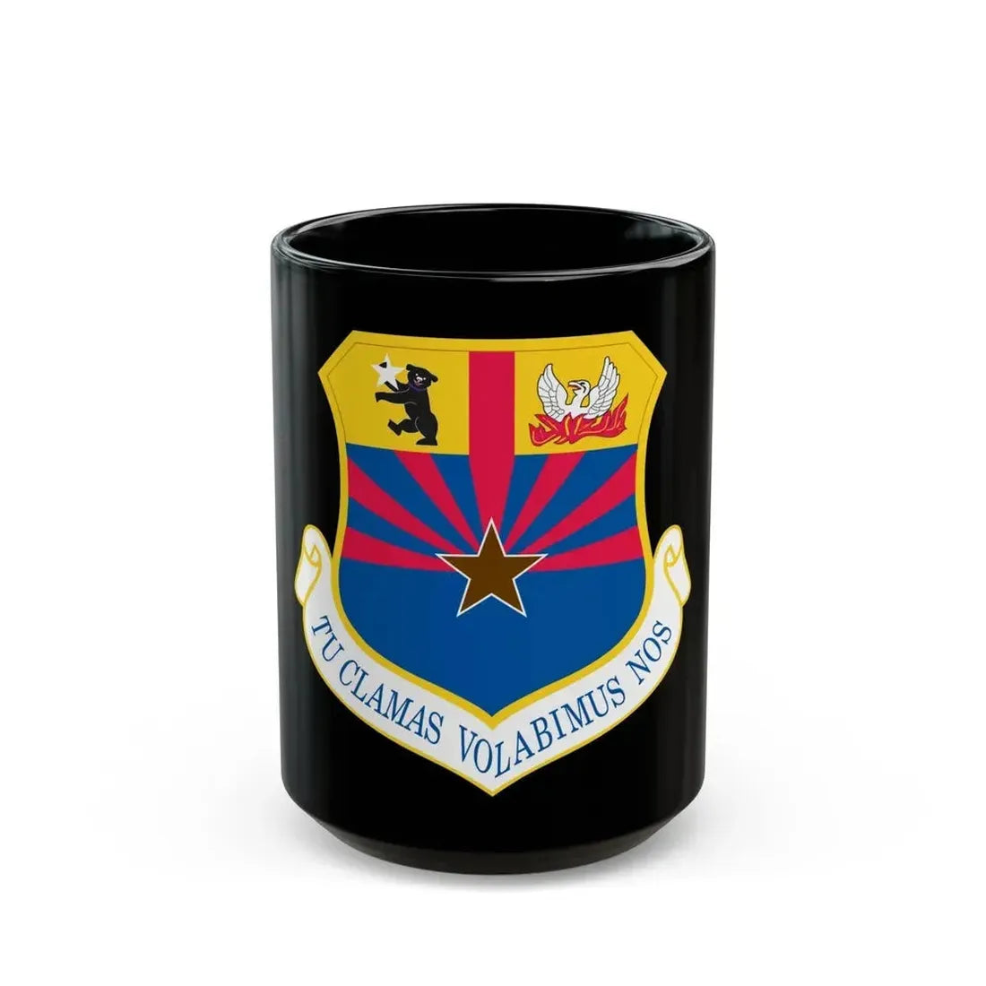 161st Air Refueling Wing (U.S. Air Force) Black Coffee Mug 15oz - Go Mug Yourself