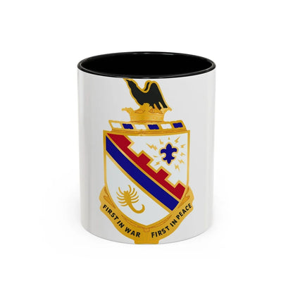 161st Infantry Regiment (U.S. Army) Accent Coffee Mug-11oz-Black-Go Mug Yourself