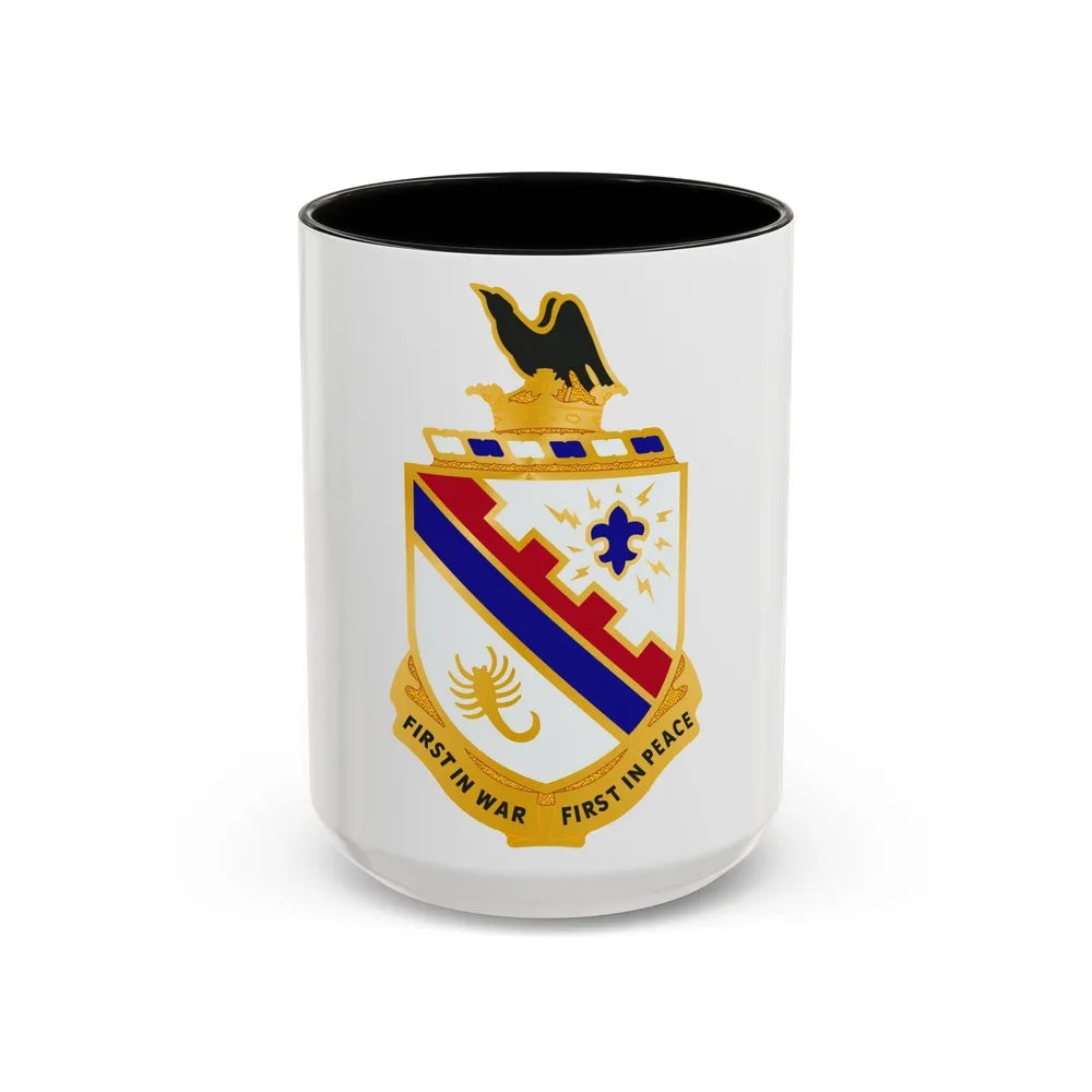 161st Infantry Regiment (U.S. Army) Accent Coffee Mug-15oz-Black-Go Mug Yourself