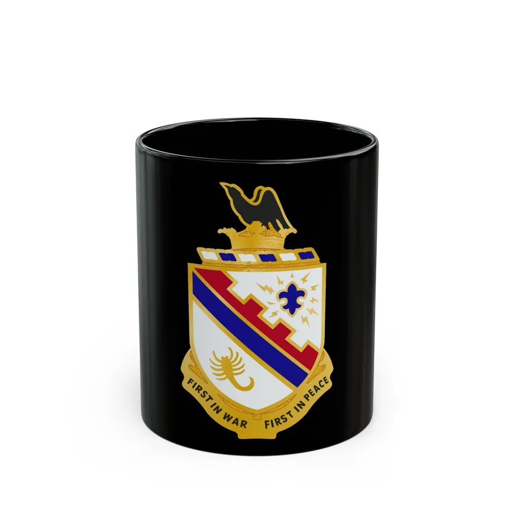 161st Infantry Regiment (U.S. Army) Black Coffee Mug-11oz-Go Mug Yourself