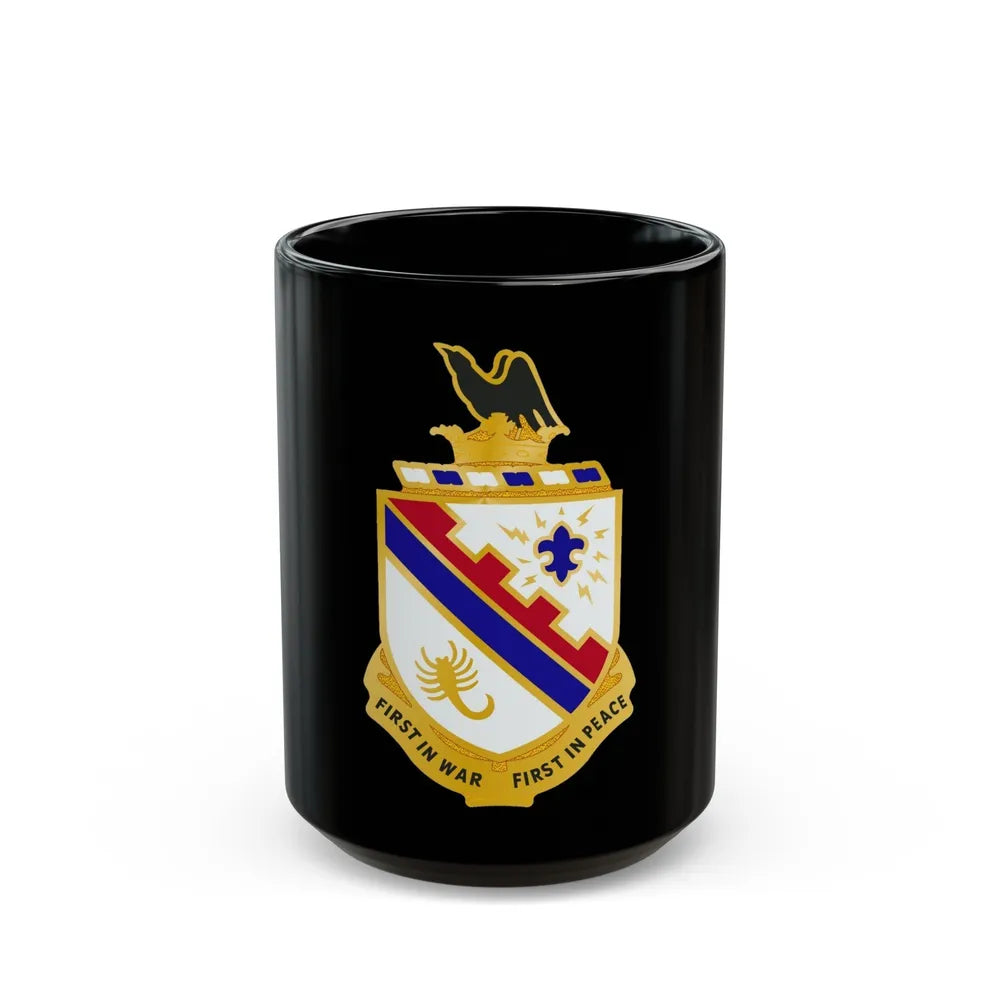 161st Infantry Regiment (U.S. Army) Black Coffee Mug-15oz-Go Mug Yourself