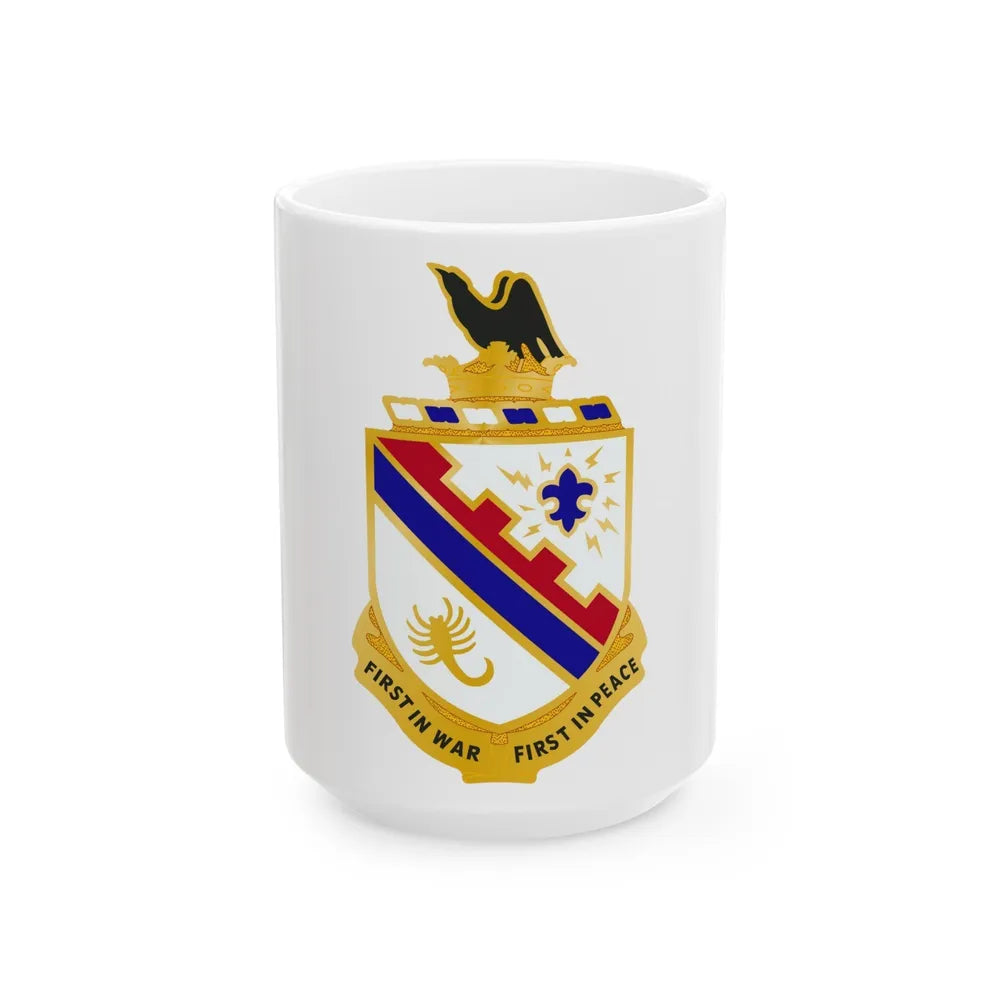 161st Infantry Regiment (U.S. Army) White Coffee Mug-15oz-Go Mug Yourself