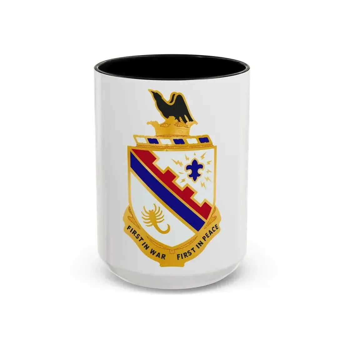161st Infantry Regiment (U.S. Army) Accent Coffee Mug 15oz Black - Go Mug Yourself