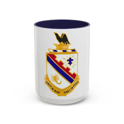 161st Infantry Regiment (U.S. Army) Accent Coffee Mug 15oz Navy - Go Mug Yourself
