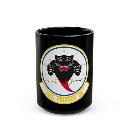 162 Fighter Squadron (U.S. Air Force) Black Coffee Mug-15oz-Go Mug Yourself