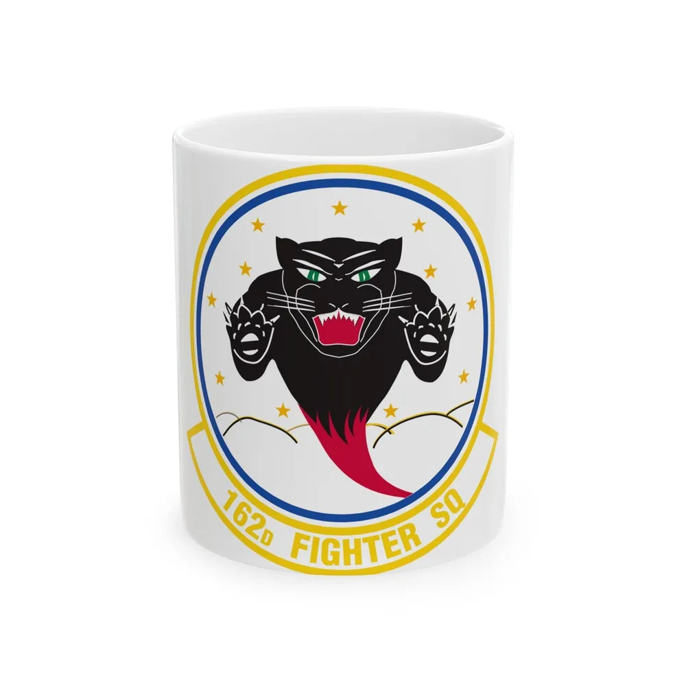 162 Fighter Squadron (U.S. Air Force) White Coffee Mug-11oz-Go Mug Yourself