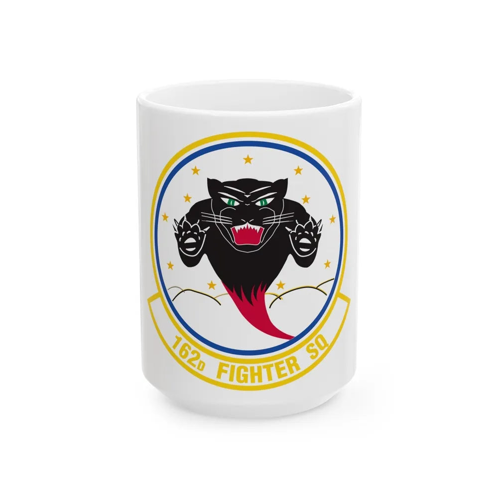 162 Fighter Squadron (U.S. Air Force) White Coffee Mug-15oz-Go Mug Yourself