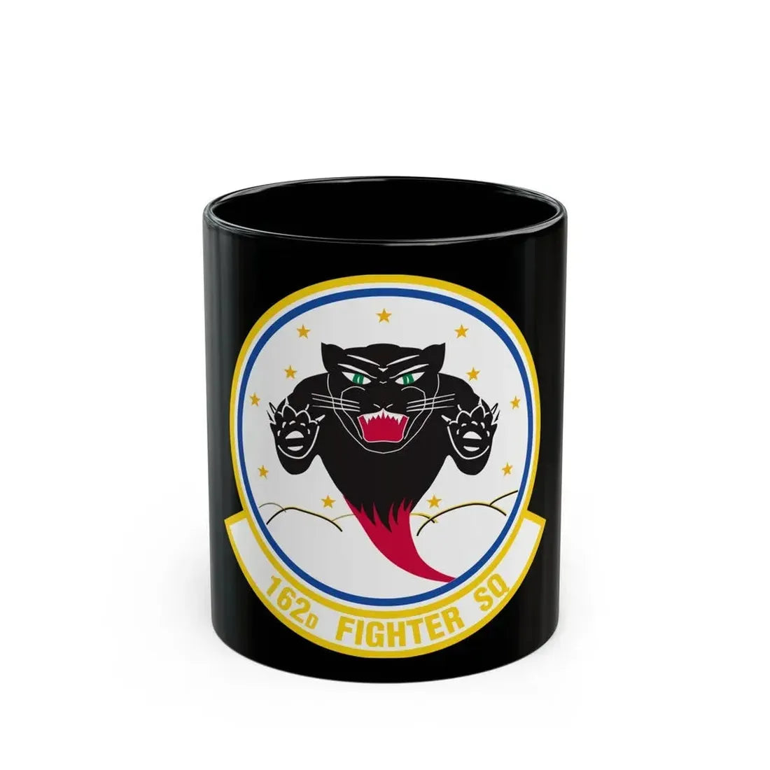 162 Fighter Squadron (U.S. Air Force) Black Coffee Mug 11oz - Go Mug Yourself
