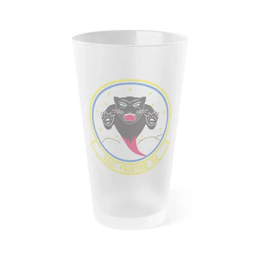 162 Fighter Squadron (U.S. Air Force) Frosted Pint Glass 16oz 16oz Frosted - Go Mug Yourself