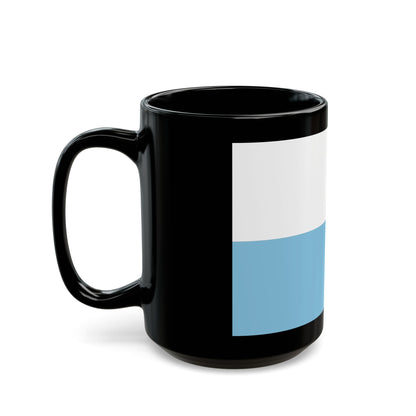 Flag of Santa Marta Magdalena Colombia - Black Coffee Mug-Go Mug Yourself