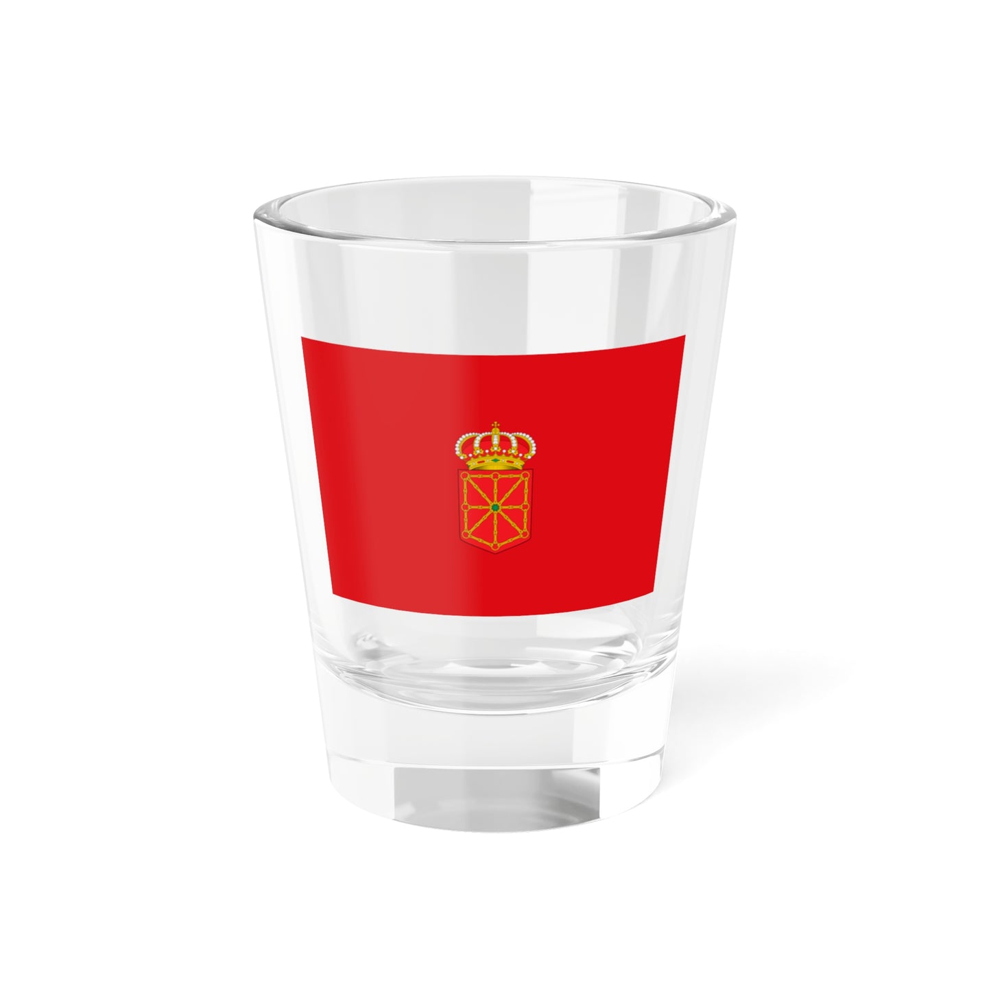 Flag of Navarre Spain - Shot Glass 1.5oz