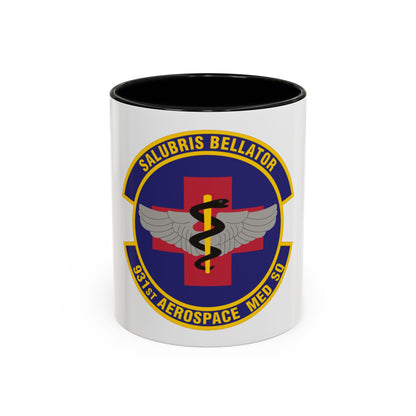931 Aerospace Medicine Squadron AFRC (U.S. Air Force) Accent Coffee Mug