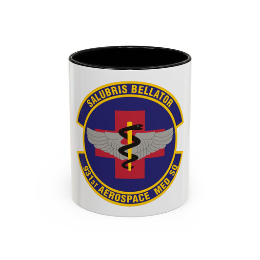 931 Aerospace Medicine Squadron AFRC (U.S. Air Force) Accent Coffee Mug