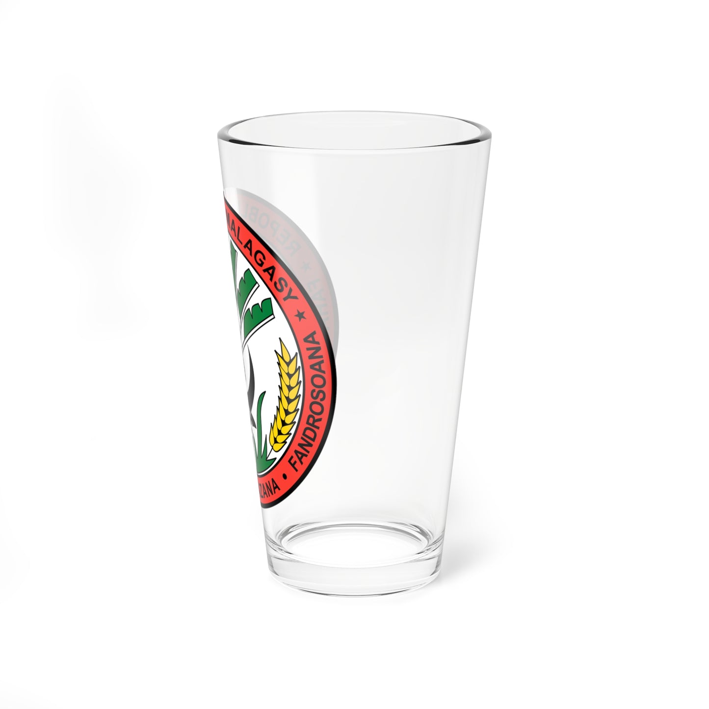 Seal of the Malagasy Republic (Madagascar) (Coat of Arms) Pint Glass 16oz