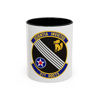 371 Special Operations Combat Training Squadron AFSOC (U.S. Air Force) Accent Coffee Mug