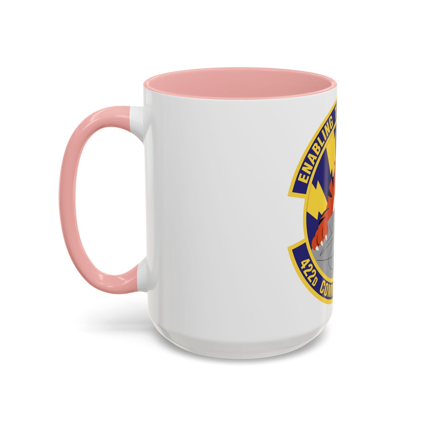 422d Communications Squadron (U.S. Air Force) Accent Coffee Mug