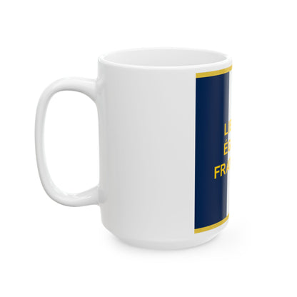 Standard of the French Community (Belgium) White Coffee Mug