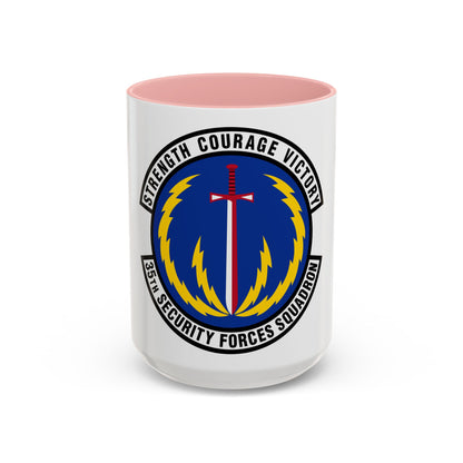 35 Security Forces Squadron PACAF (U.S. Air Force) Accent Coffee Mug