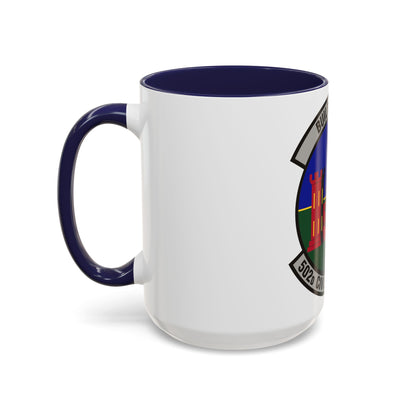 502d Civil Engineer Squadron (U.S. Air Force) Accent Coffee Mug