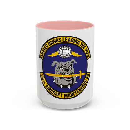 116th Aircraft Maintenance Squadron (U.S. Air Force) Accent Coffee Mug