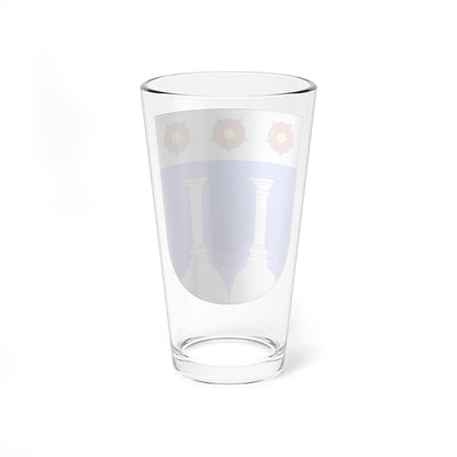 Sévaz-coat of arms (Switzerland) (Coat of Arms) Pint Glass 16oz