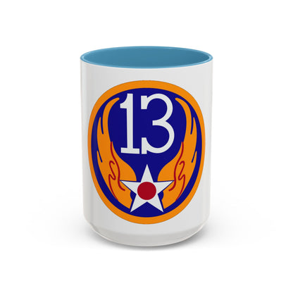 13 Air Force (U.S. Army) Accent Coffee Mug