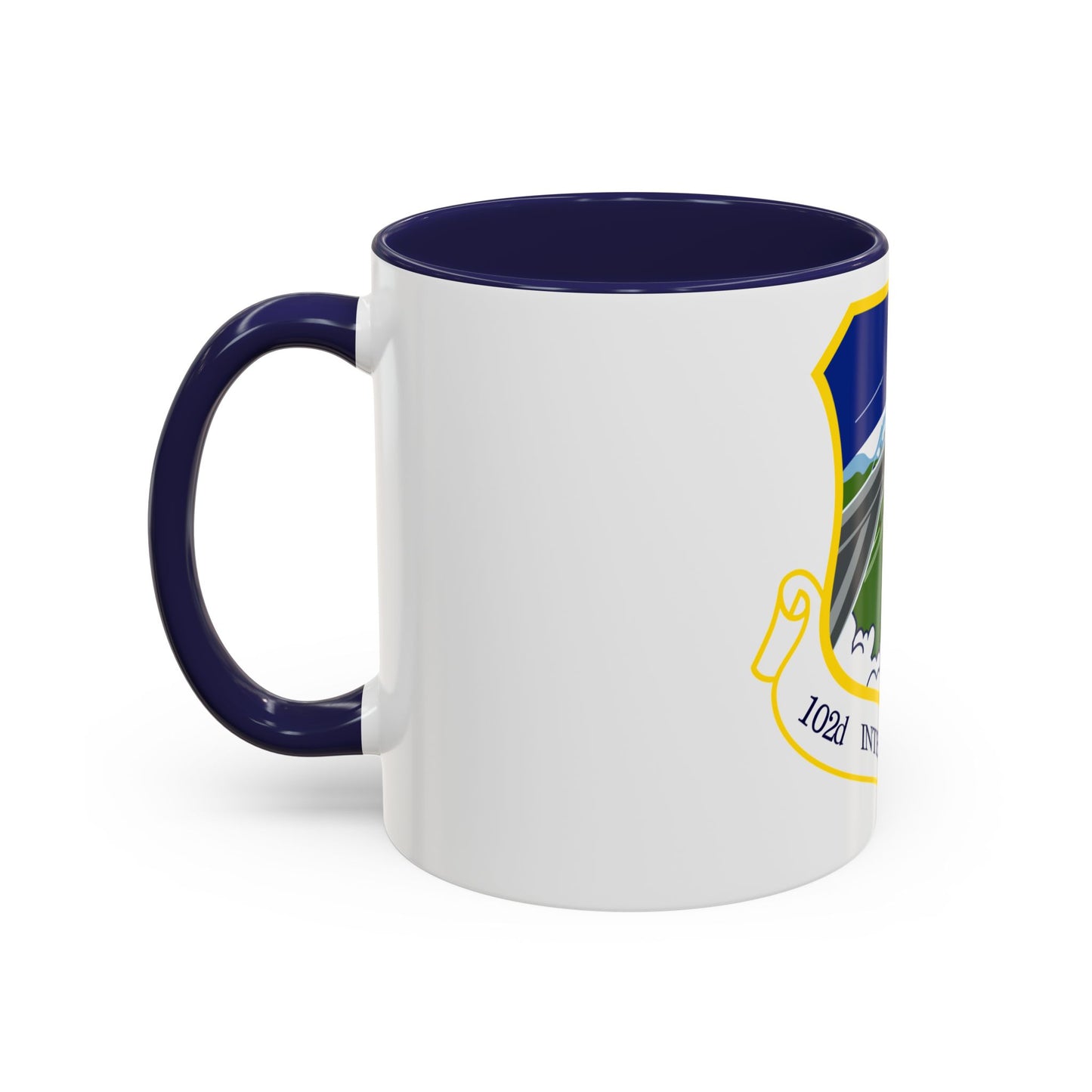 1014px 102nd Intelligence Wing emblem (U.S. Air Force) Accent Coffee Mug