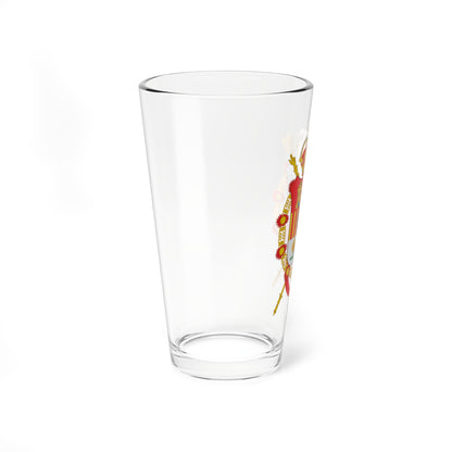 Escudo de armas de José I Toison Legion de Honor y Cetros (Spain) (Coat of Arms) Pint Glass 16oz