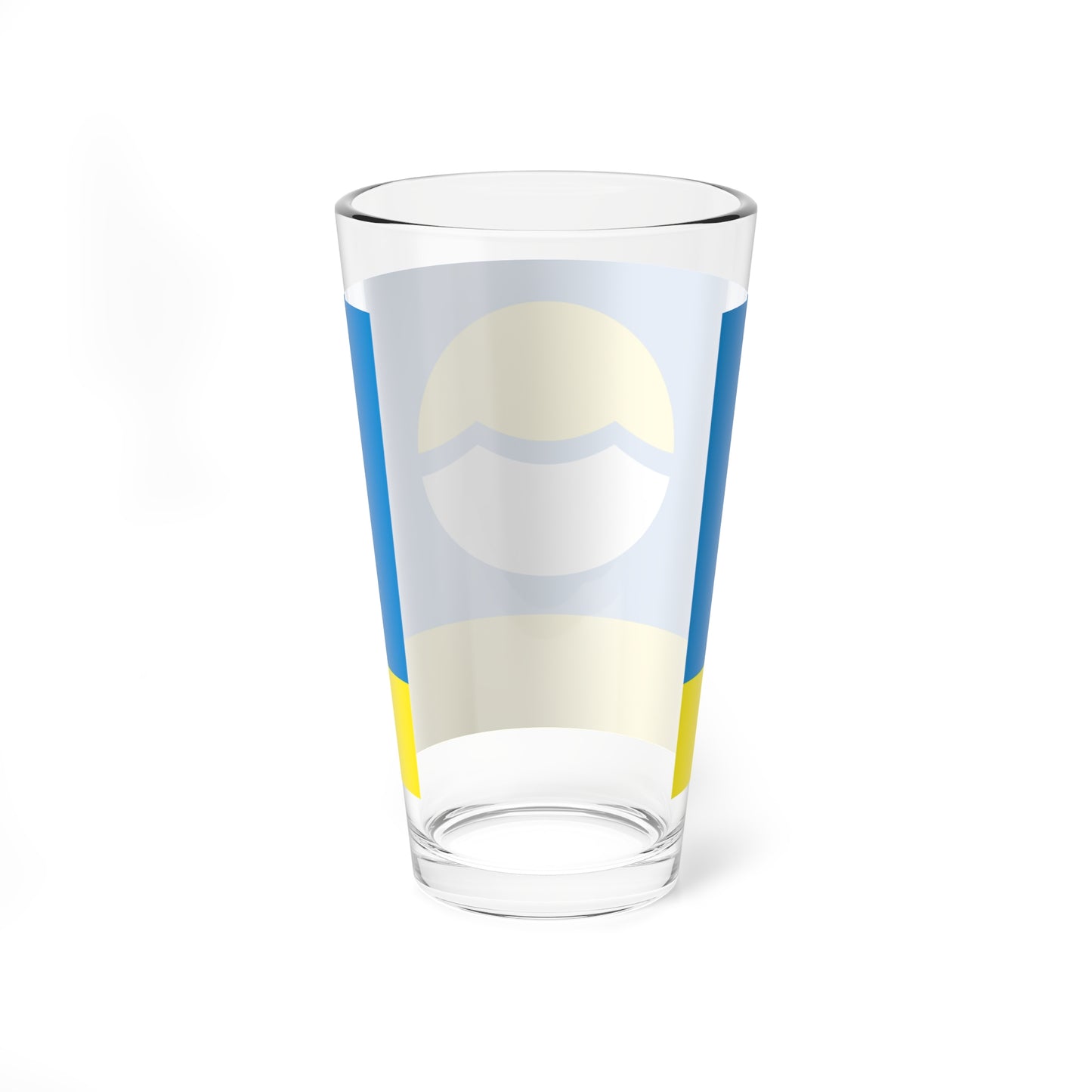 Flag of Nikolayevsky Raion (Russia) Pint Glass 16oz