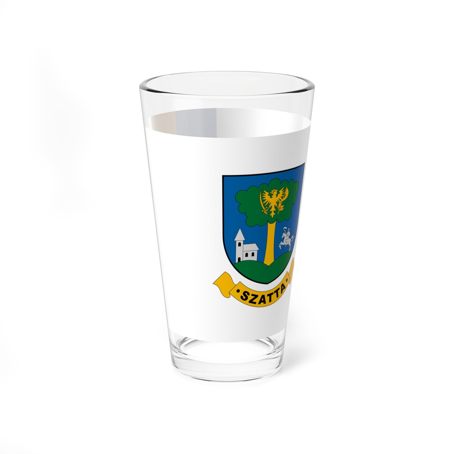 Flag of Szatta (Hungary) Pint Glass 16oz