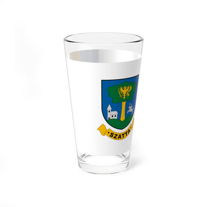 Flag of Szatta (Hungary) Pint Glass 16oz