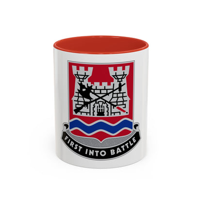 898 Engineer Battalion (U.S. Army) Accent Coffee Mug