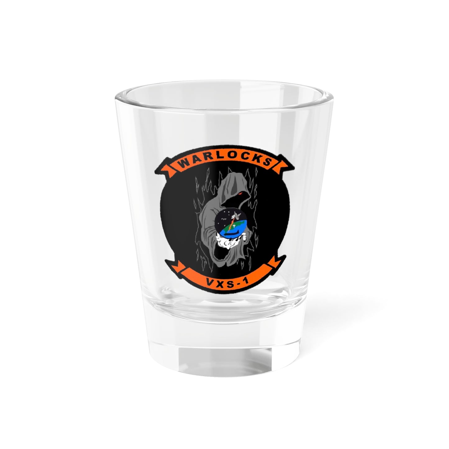 VXS 1 Warlocks (U.S. Navy) Shot Glass 1.5oz