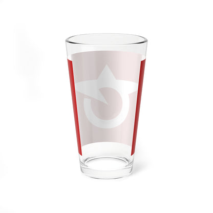 Flag of Senhata Akita 1966-2004 (Japan) Pint Glass 16oz