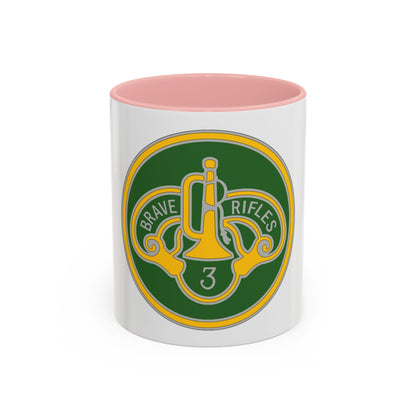 3 Cavalry Regiment 3 (U.S. Army) Accent Coffee Mug