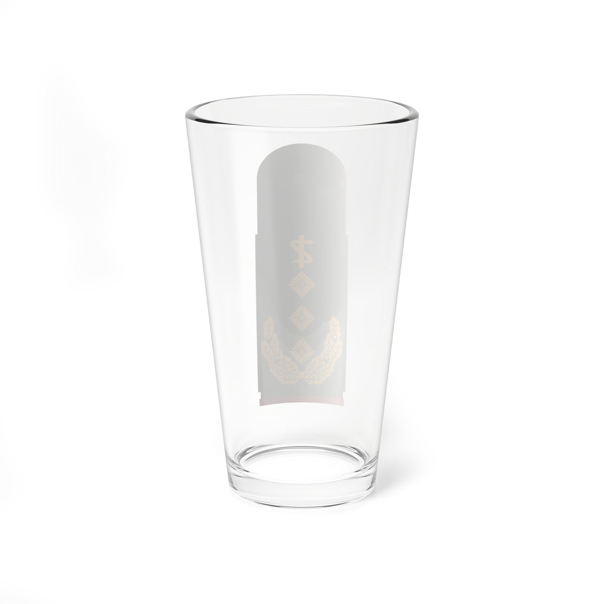 HA OS5 63c Generaloberstabsarzt ZMx L (Military Rank) Pint Glass 16oz