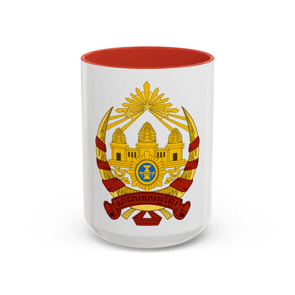 Coat of arms of the Khmer Republic - Accent Coffee Mug