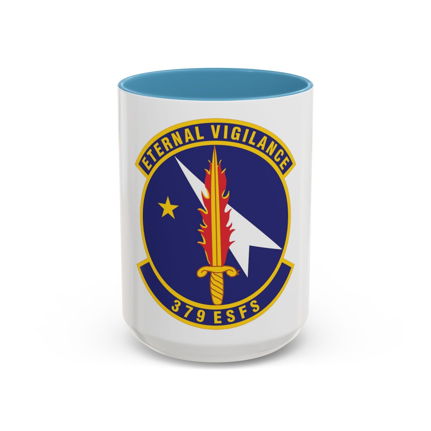 379th Expeditionary Security Forces Squadron (U.S. Air Force) Accent Coffee Mug