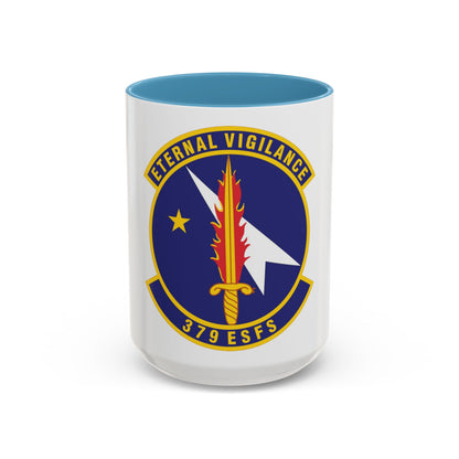 379th Expeditionary Security Forces Squadron (U.S. Air Force) Accent Coffee Mug