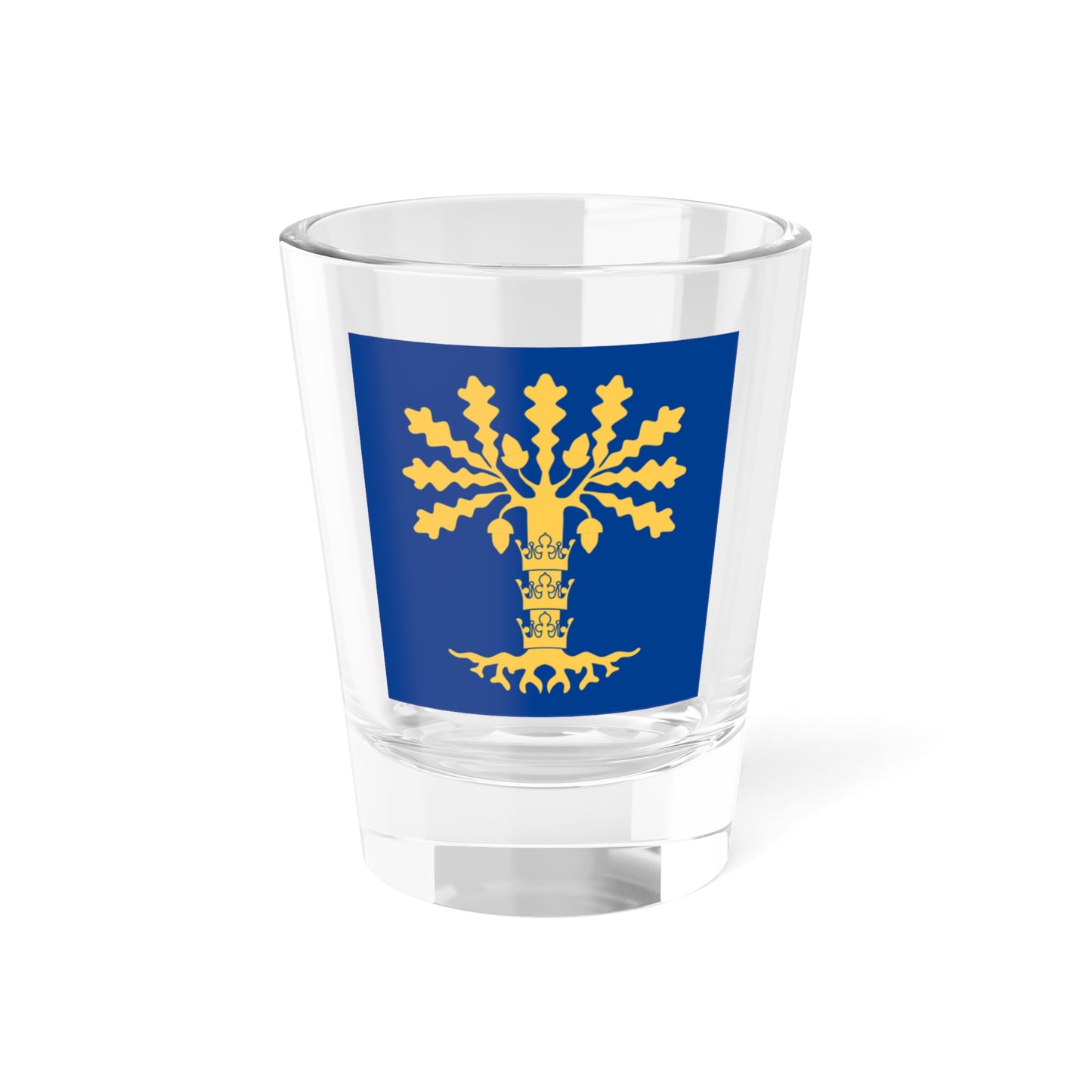 Blekinge lan vapenflagga (Sweden) Shot Glass 1.5oz