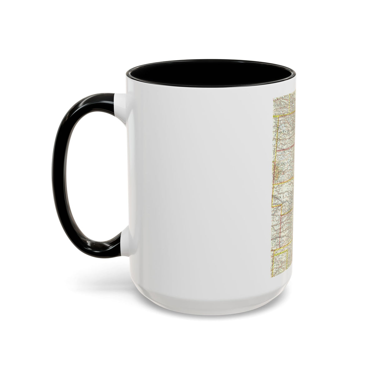 USA - North Central (1958) (Map) Accent Coffee Mug