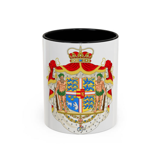 Coat of arms of Joachim, Prince of Denmark - Accent Coffee Mug