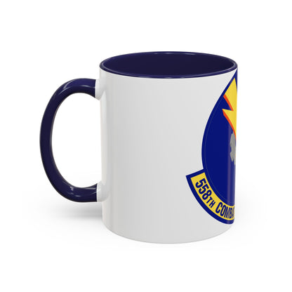 558th Combat Sustainment Squadron (U.S. Air Force) Accent Coffee Mug